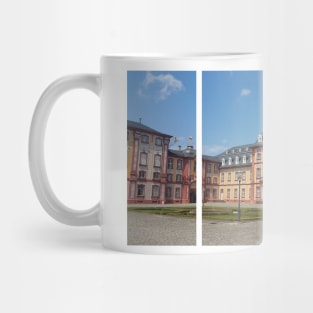 Bruchsal Palace (Schloss Bruchsal), also called the Damiansburg, is a Baroque palace complex located in the Baden-Wurttemberg. A fine Roccoco decoration. Germany Mug